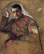 Valentin Serov Portrait of Sergei Diaghilev oil on canvas